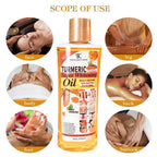 Turmeric Essential Oil Facial Body Massage Oil Moisturizing Diffuser Aromatherapy Brightening Smoothing Body Face Skin Care 200M