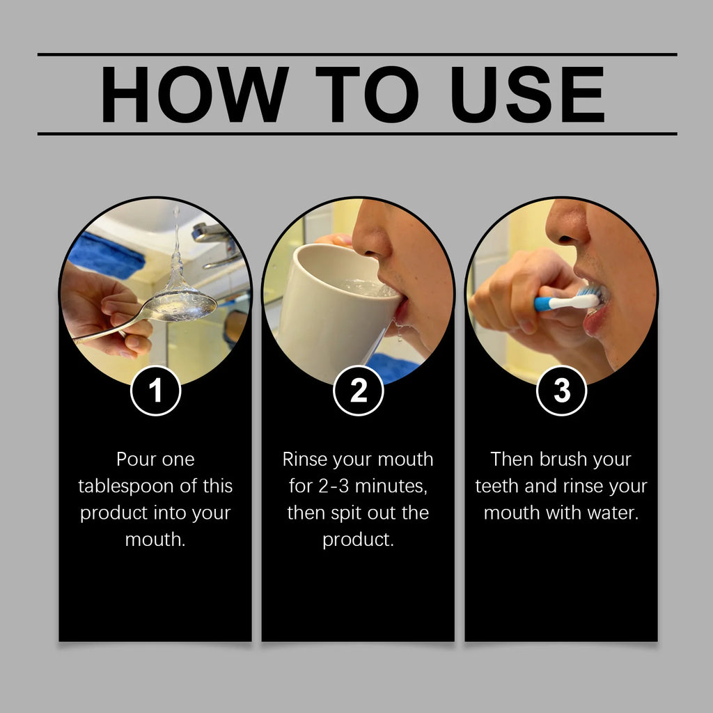 Whitening Stain Mouthwash Remove Tooth Stains Deeply Cleaning anti Plaque Long Lasting Fresh Breath Mouth Rinse Daily Oral Care