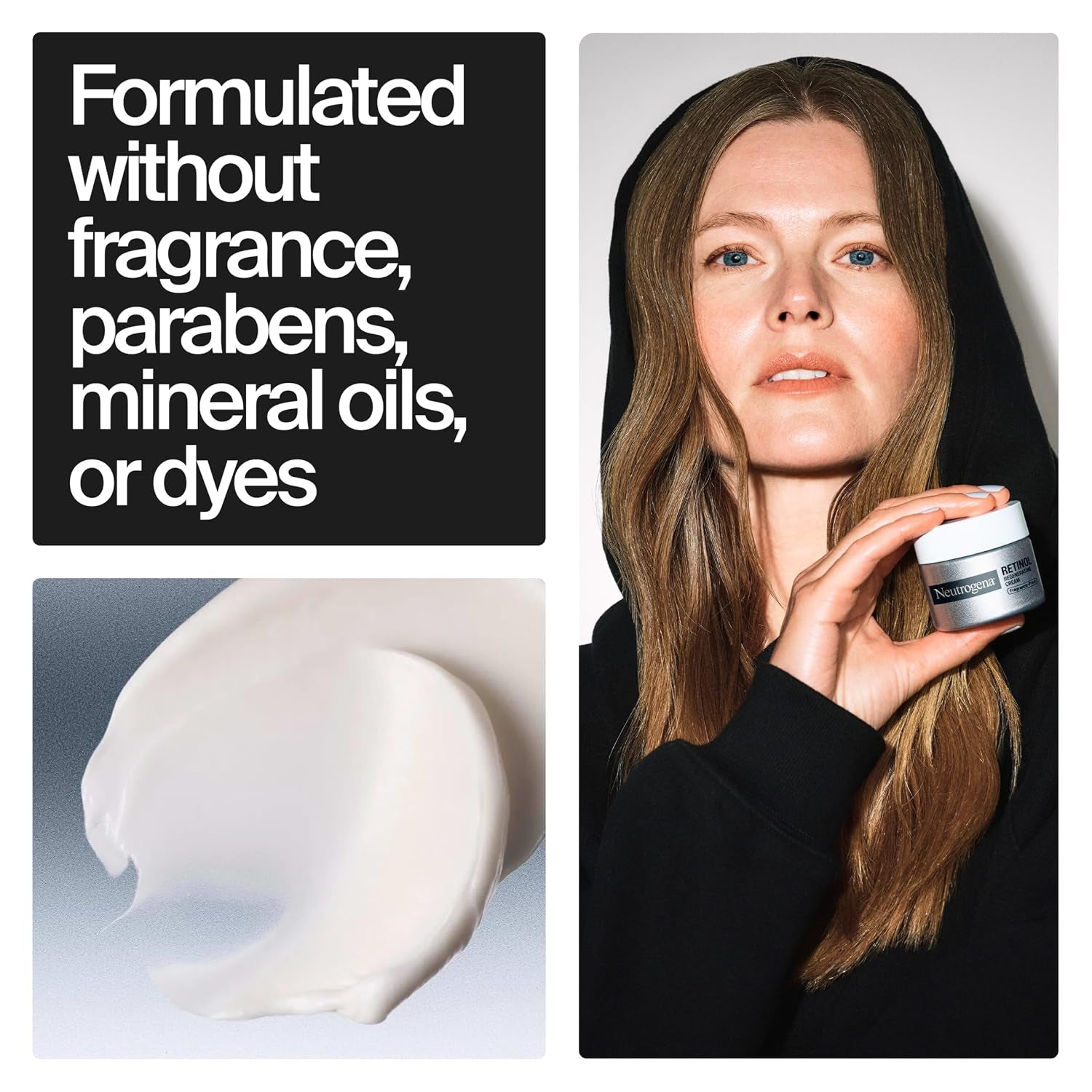 Neutrogena Rapid Wrinkle Repair Face Moisturizer, Fragrance Free + Cleanser