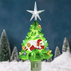 3D Christmas Tree Night Light LED Flashing Wall Decor for Home Indoor Christmas Decorations Gift