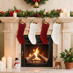Christmas Stockings 18" Knitted Stocking Christmas Decorations