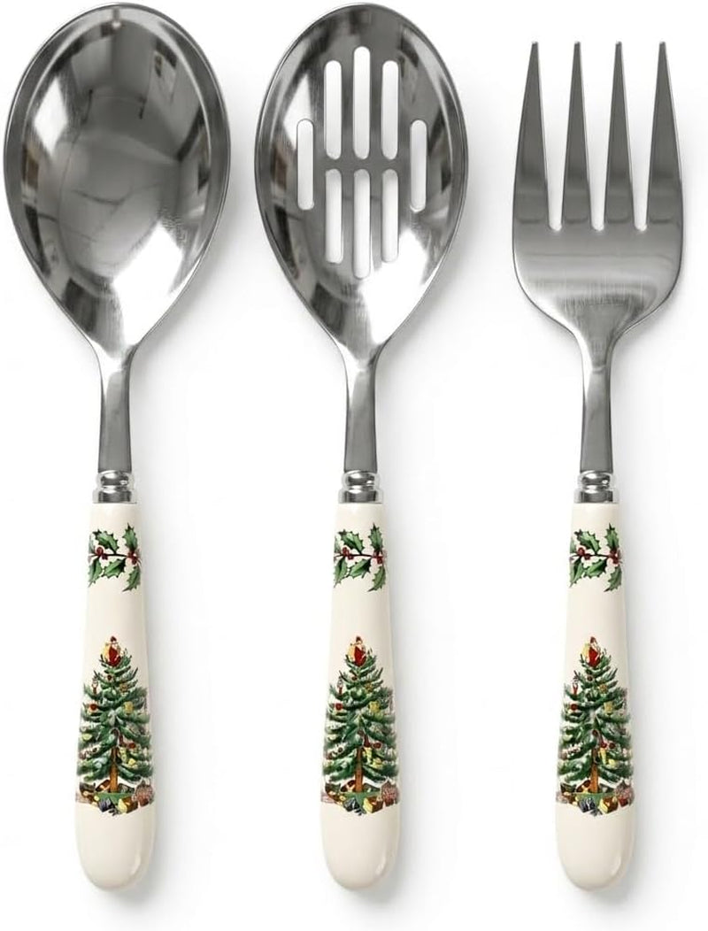 Christmas Tree 3-Piece Cutlery Set, Set of 3